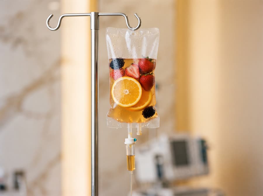 Suero de vitaminas para terapia intravenosa